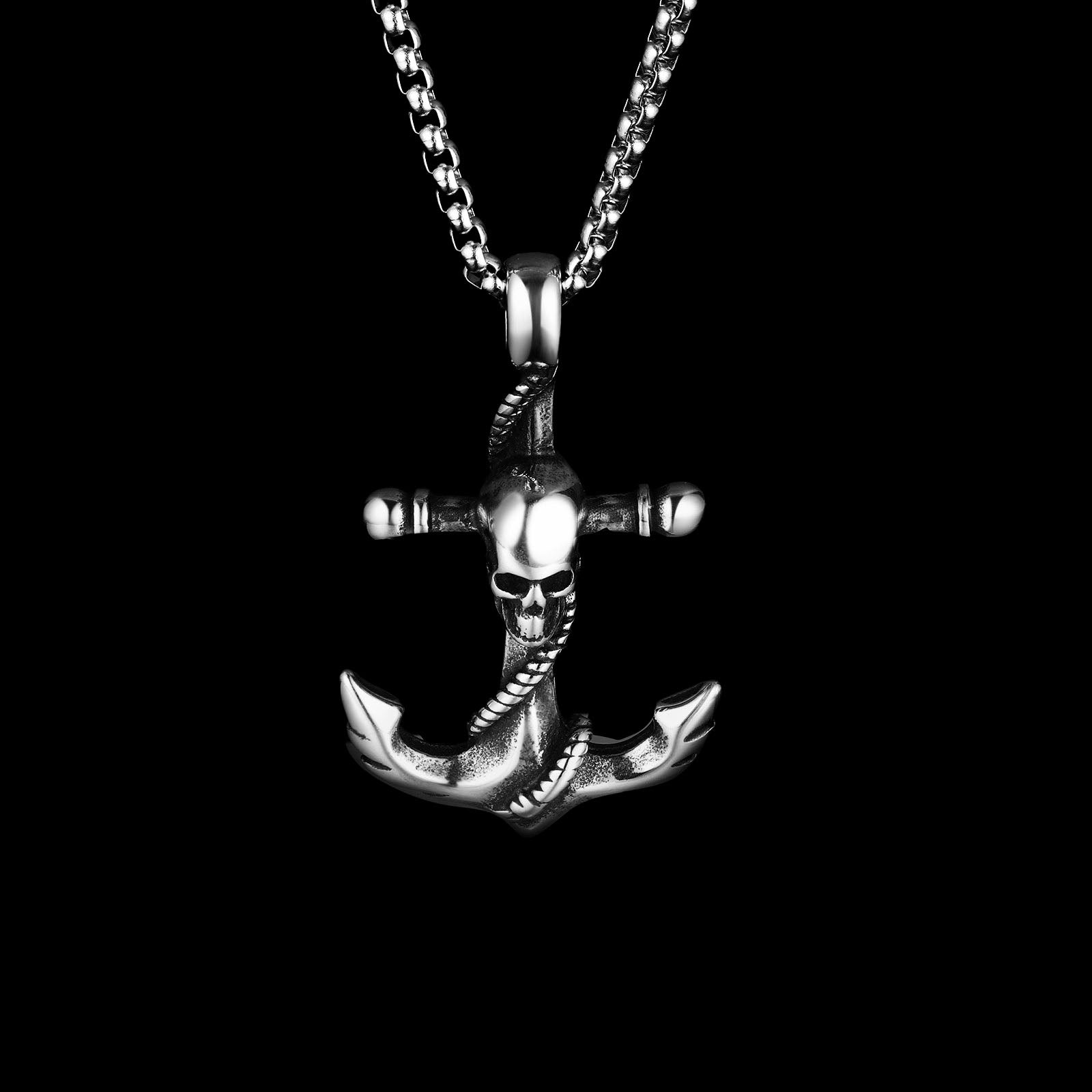 SKULLED ANCHOR.