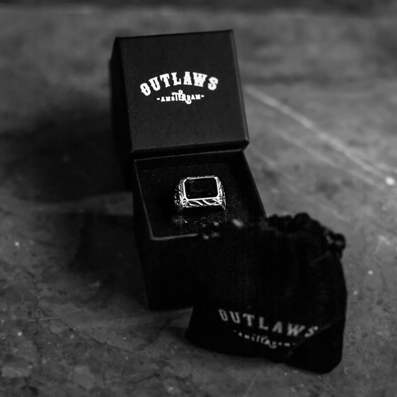 GREEN GEM. - 925 SILVER - Outlaws Amsterdam